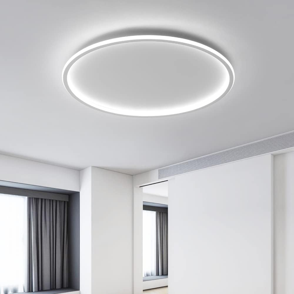 Scandinavische Schijfvormige LED Plafondlamp | Minimalistisch Design voor Woonkamer of Hal – NordDisc Light