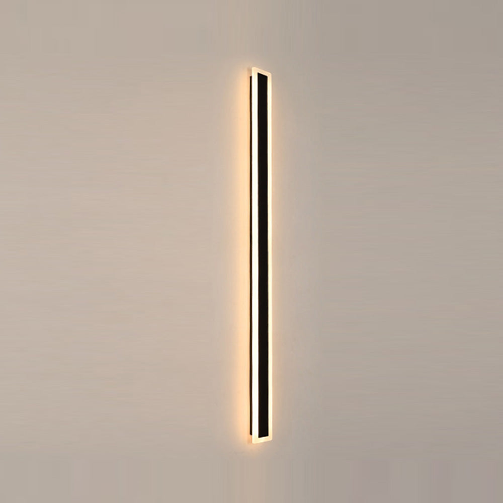 IP65 Zwarte LED Buitenlamp | Moderne Minimalistische Wandlamp van Acryl voor Tuin of Gevel – AcriGlow Outdoor