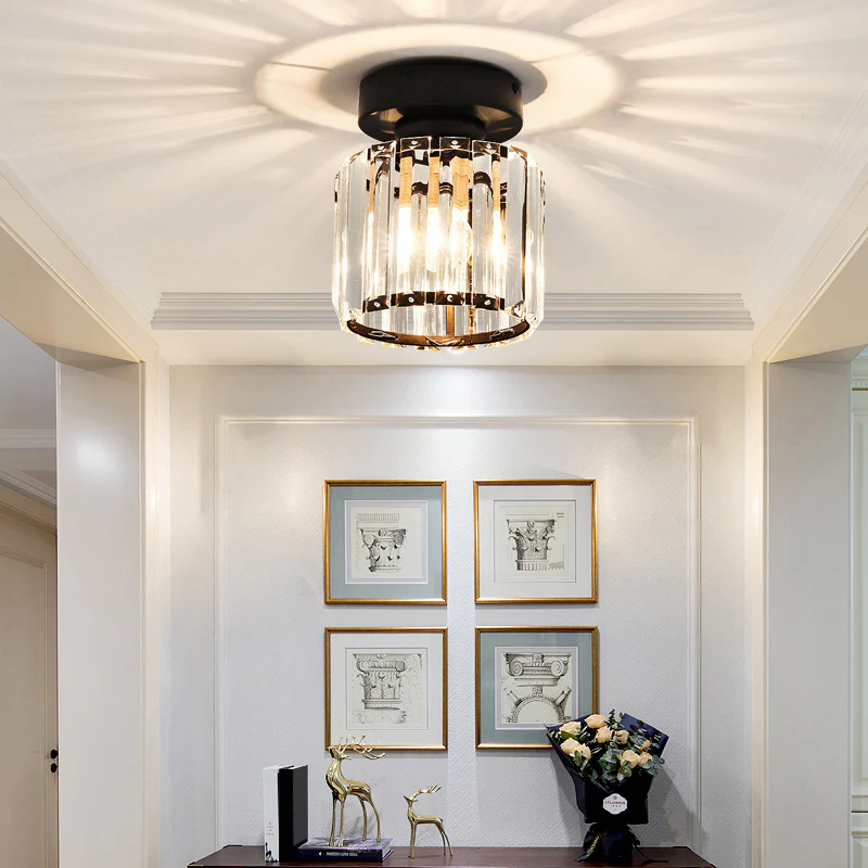 Moderne Plafondlamp met 1 Lichtpunt | Stijlvolle Ganglamp voor Hal of Overloop – SoloGlow