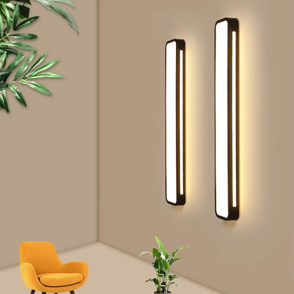 Moderne Scandinavische LED Plafondlamp | Minimalistisch Langwerpig Design voor Woonkamer of Eetkamer – NordiLine LED