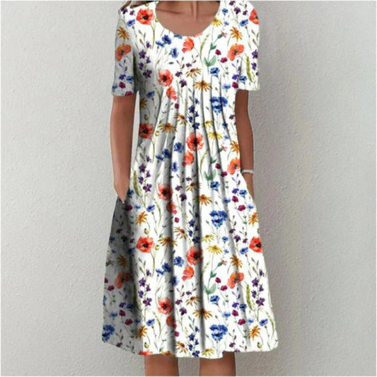 Elegante Bloemenjurk – Camille
