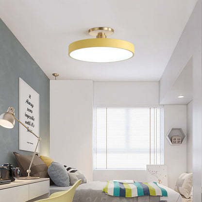 Moderne Ronde LED Plafondlamp | Strak Semi-Flush Design voor Hal, Slaapkamer of Woonkamer – GlowCircle LED