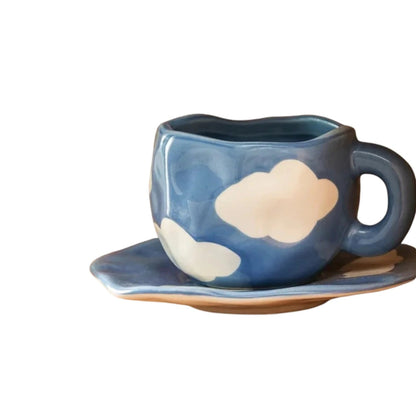 Ambachtelijke Keramische Beker met Elegant Design – The Crafted Mug