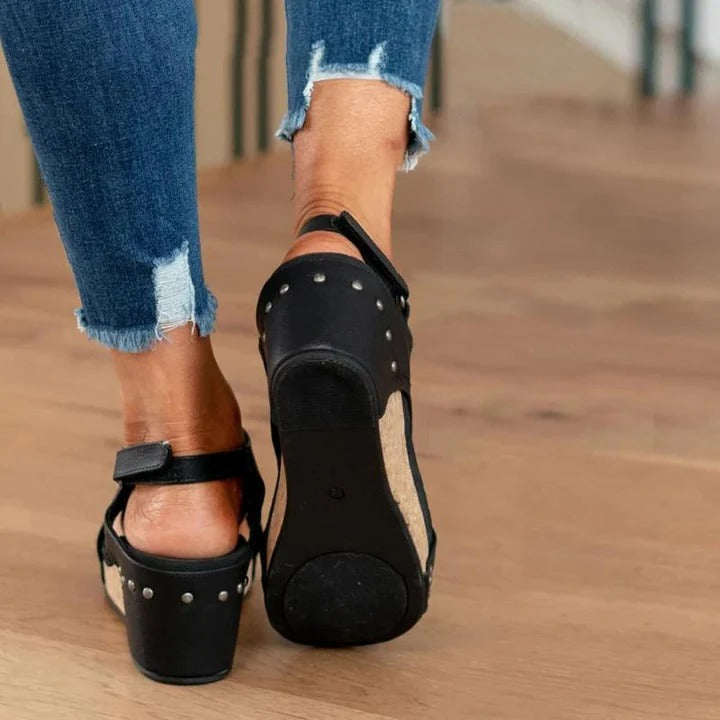 Boho – Leren Sandalen Dames met Extra Support | Comfortabele Zomerschoenen met Stevige Zool