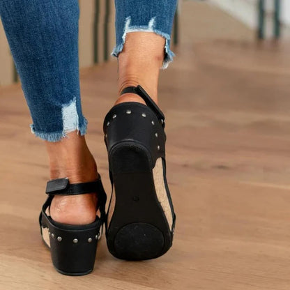 Boho – Leren Sandalen Dames met Extra Support | Comfortabele Zomerschoenen met Stevige Zool