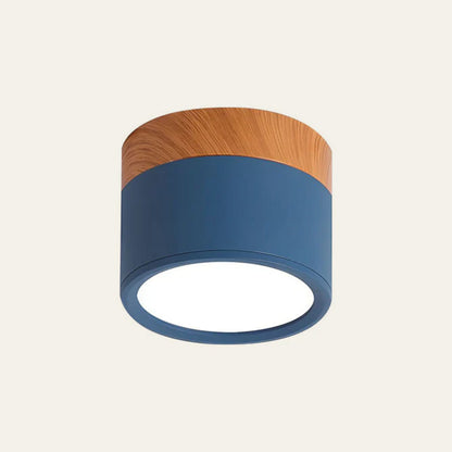 Kleine Cilinder Plafondlamp | Moderne Flush Mount Lamp voor Hal, Toilet of Overloop – MiniTube Ceiling Light