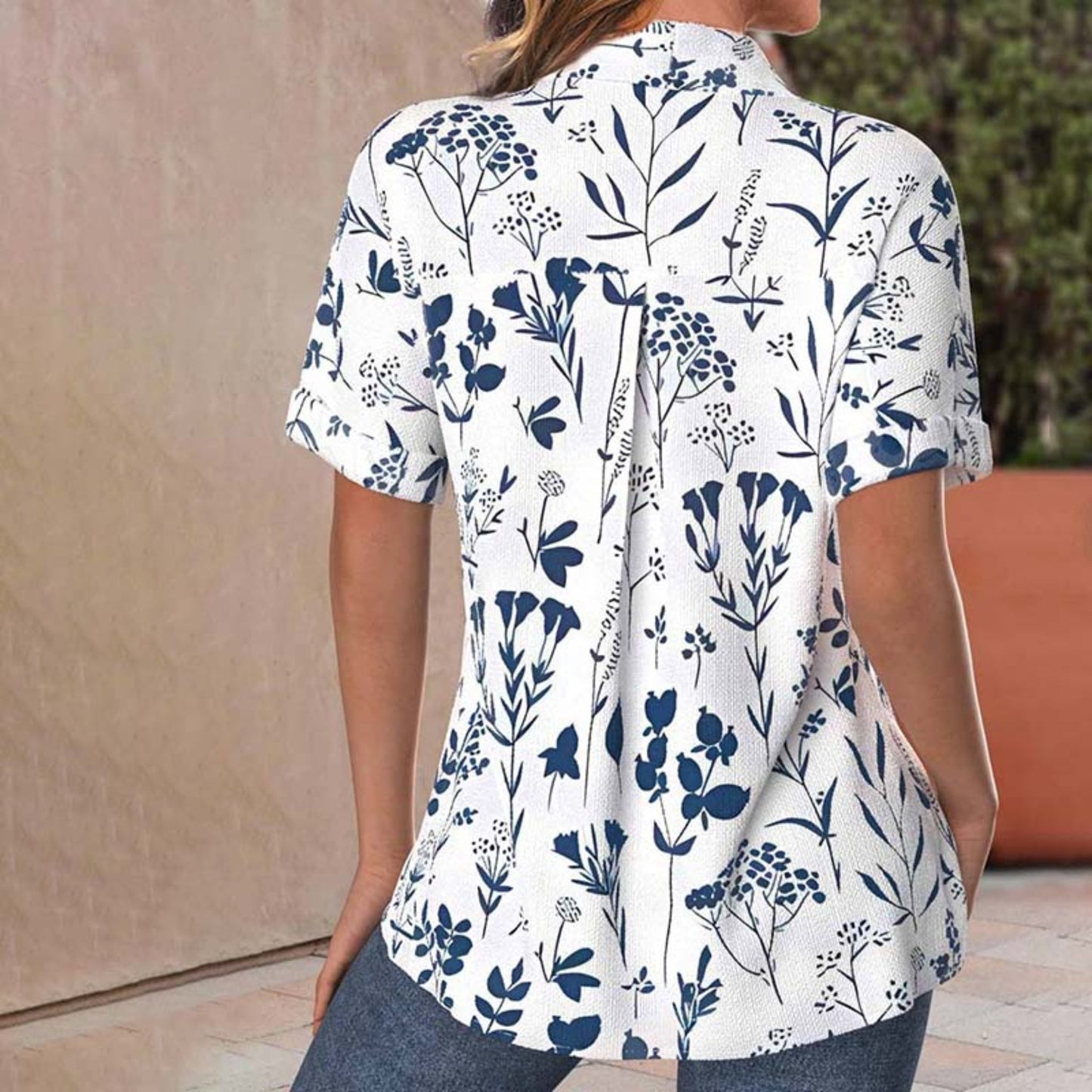 Casual Damesblouse met Bloemenprint – Anouk