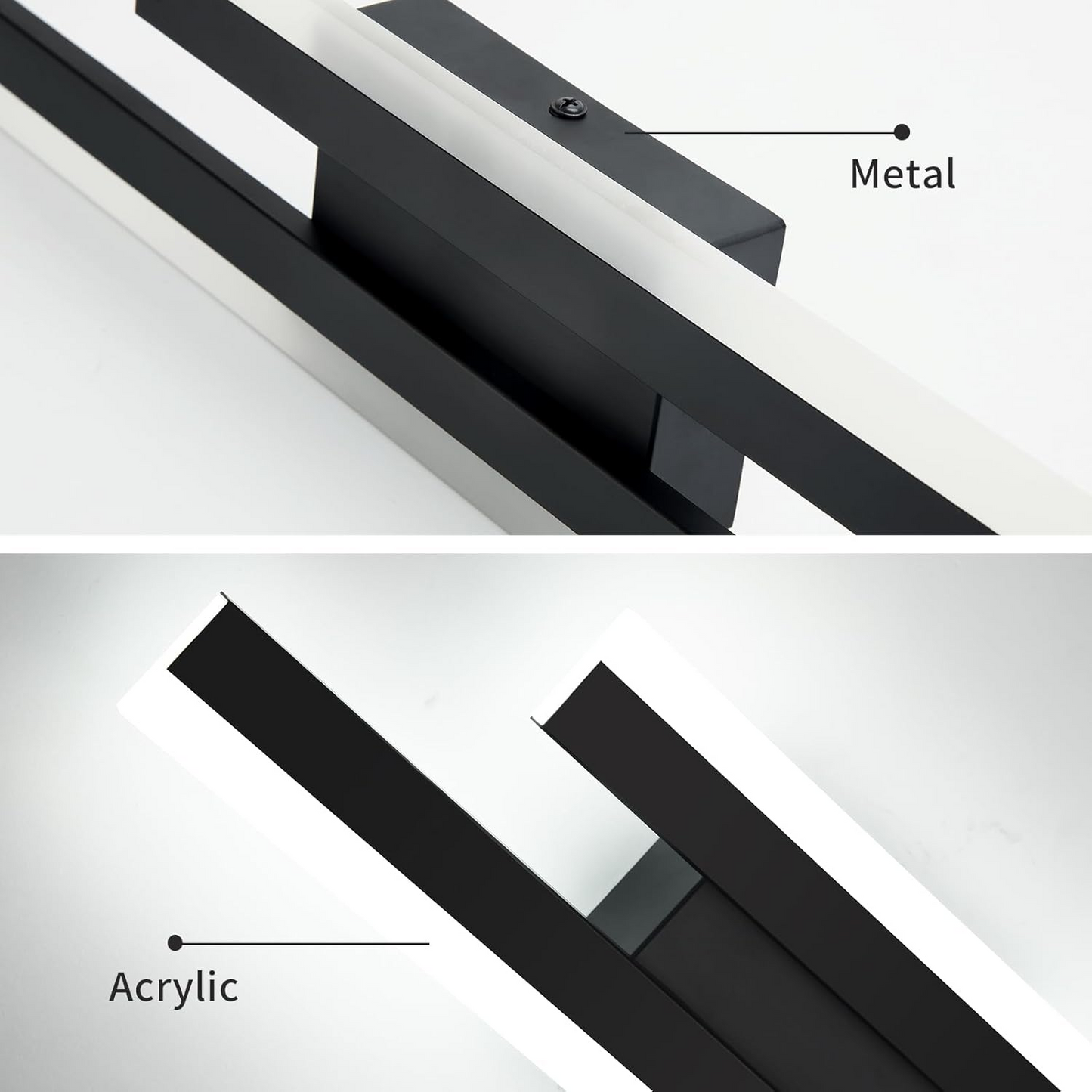 Lange Acryl LED Wandlamp | Moderne Sfeerverlichting voor Woonkamer of Hal – AcriLine Wall Light