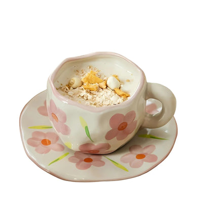 Ambachtelijke Keramische Beker met Elegant Design – The Crafted Mug