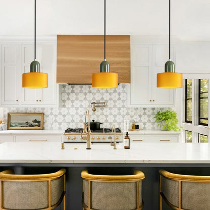 Bauhaus Hanglamp van Glas | Creatieve Designlamp in Retro Stijl voor Eetkamer of Woonruimte – BauGlow Pendant