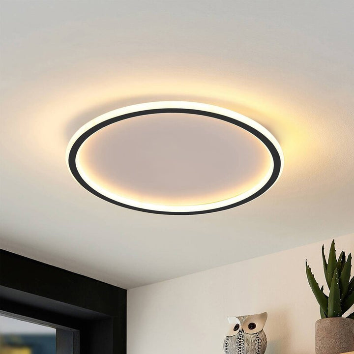 Scandinavische Schijfvormige LED Plafondlamp | Minimalistisch Design voor Woonkamer of Hal – NordDisc Light