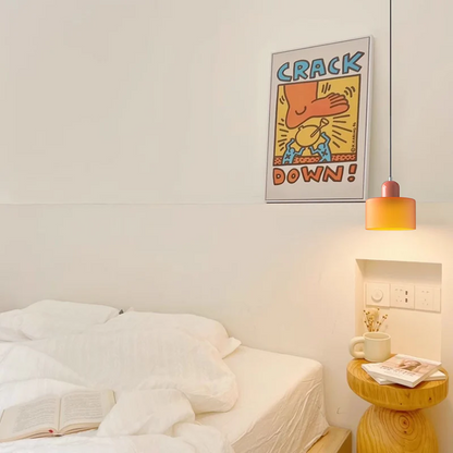 Kleine Bauhaus Glazen Hanglamp | Artistieke Designlamp voor Keukeneiland of Bar – BauArt Pendant