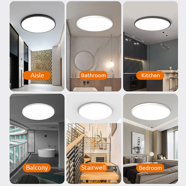 Ronde LED Plafondlamp in Minimalistische Stijl | Strakke Designlamp voor Woonkamer of Hal – LumoCircle LED