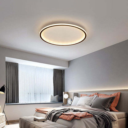 Scandinavische Schijfvormige LED Plafondlamp | Minimalistisch Design voor Woonkamer of Hal – NordDisc Light