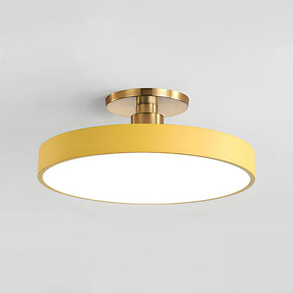 Moderne Ronde LED Plafondlamp | Strak Semi-Flush Design voor Hal, Slaapkamer of Woonkamer – GlowCircle LED