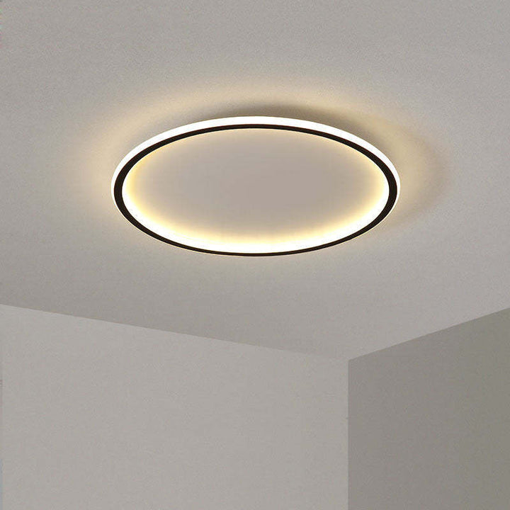 Scandinavische Schijfvormige LED Plafondlamp | Minimalistisch Design voor Woonkamer of Hal – NordDisc Light