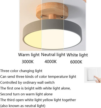 Kleurrijke LED Plafondlamp | Semi-Flush Design voor Kinderkamer of Speelse Interieurs – ColorBeam LED