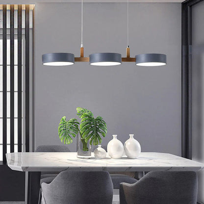 Nordic Hanglamp met Meerdere Cilinderlampen | Modern Metalen Design voor Eetkamer of Keuken – ScandiTube Pendant