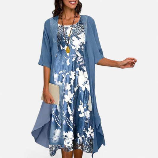 Zomerse Elastische Damesjurk met Comfortabele Pasvorm – Mila