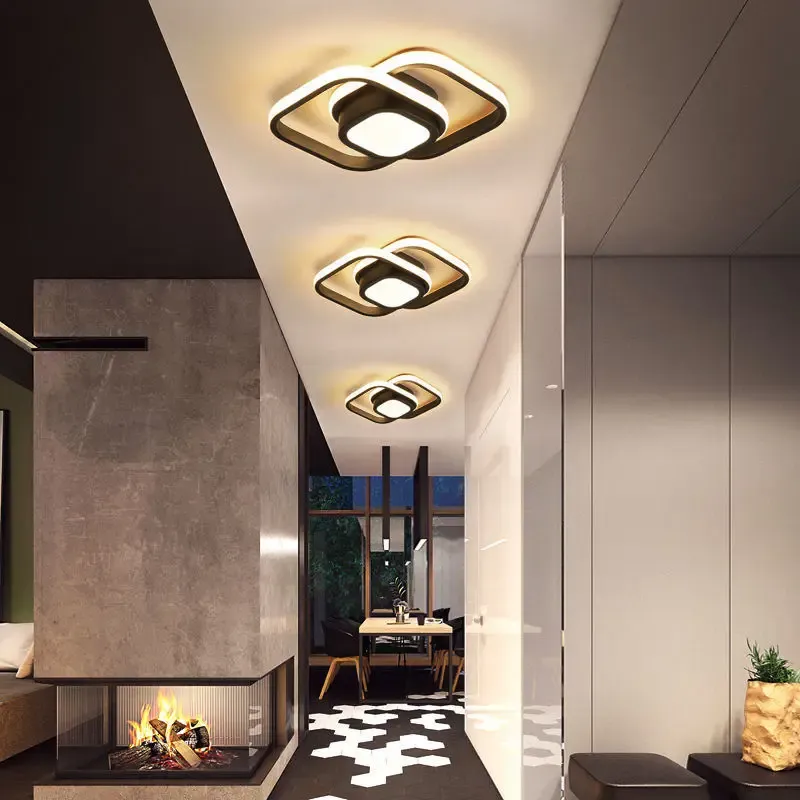 Minimalistische LED Plafondlamp met Dubbele Ring | Modern Design voor Woonkamer of Slaapkamer – TwinHalo LED