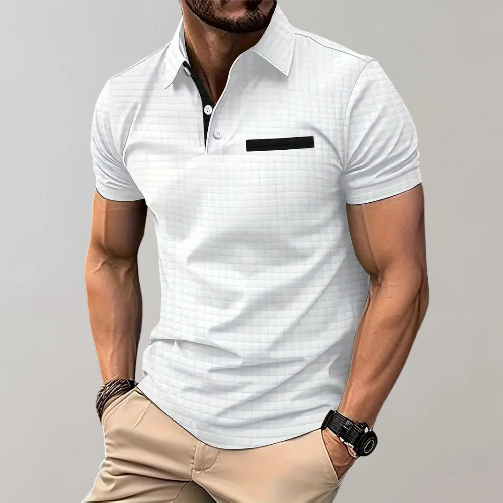 Slim-Fit Polo Shirt Heren | Comfortabel en Stijlvol Poloshirt voor Elke Gelegenheid