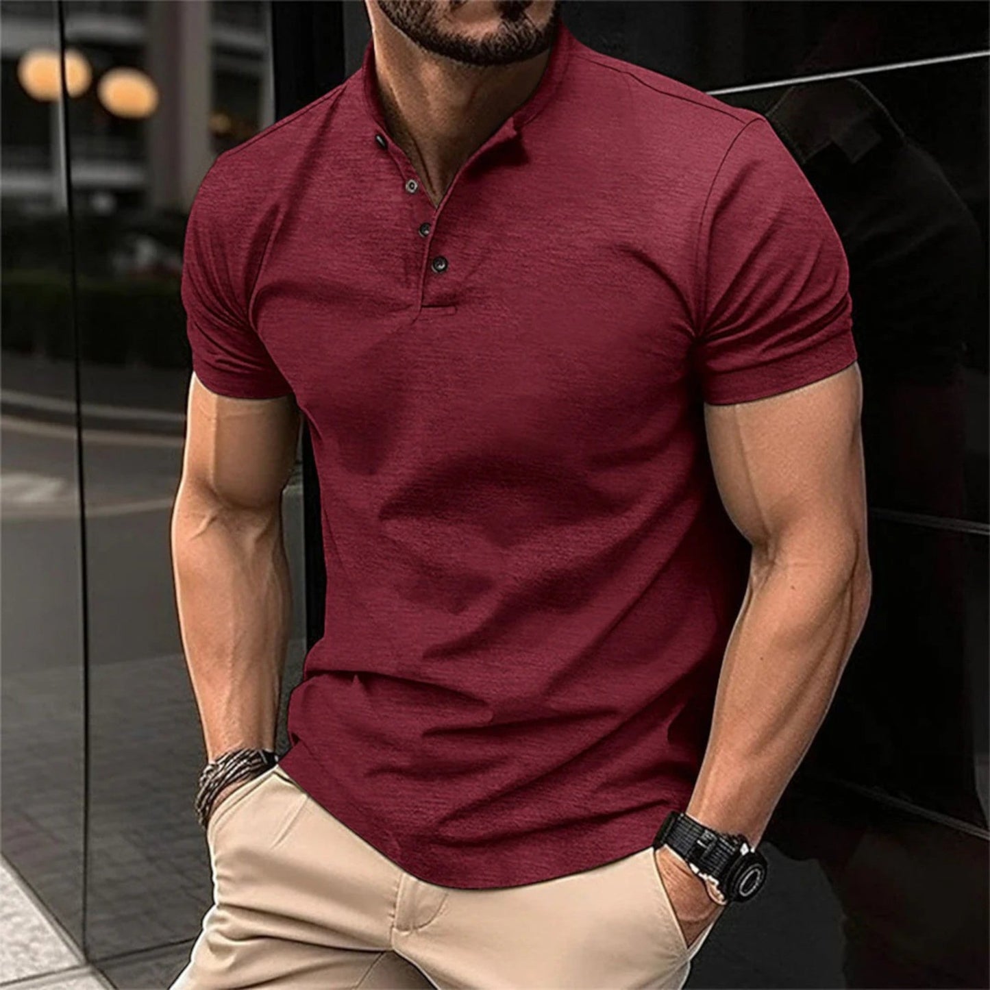 Carson Exclusive Heren Poloshirt | Stijlvol en Comfortabel Polo T-shirt voor Elke Gelegenheid