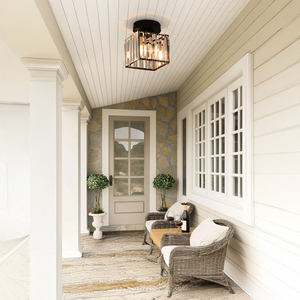 Moderne Plafondlamp met 1 Lichtpunt | Stijlvolle Ganglamp voor Hal of Overloop – SoloGlow