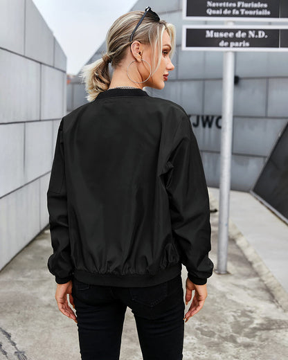 Klassiek Bomberjack Met Ritssluiting | Warm