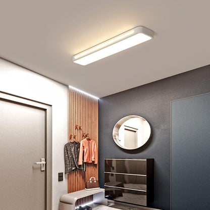 Moderne Scandinavische LED Plafondlamp | Minimalistisch Langwerpig Design voor Woonkamer of Eetkamer – NordiLine LED