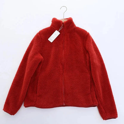 Warme Teddy Vest Met Opstaande Kraag | Warm