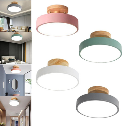 Kleurrijke LED Plafondlamp | Semi-Flush Design voor Kinderkamer of Speelse Interieurs – ColorBeam LED