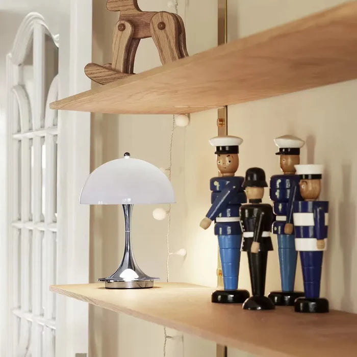 Eclatéaura Oplaadbare Tafellamp | Sfeervolle Draadloze LED Lamp met Betoverende Gloed