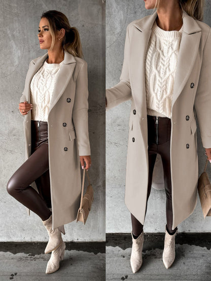 Stijlvolle Trenchcoat Jas | Lang