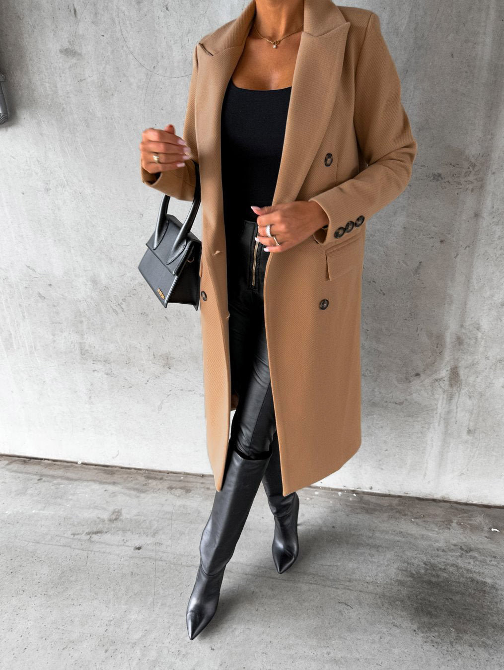 Stijlvolle Trenchcoat Jas | Lang