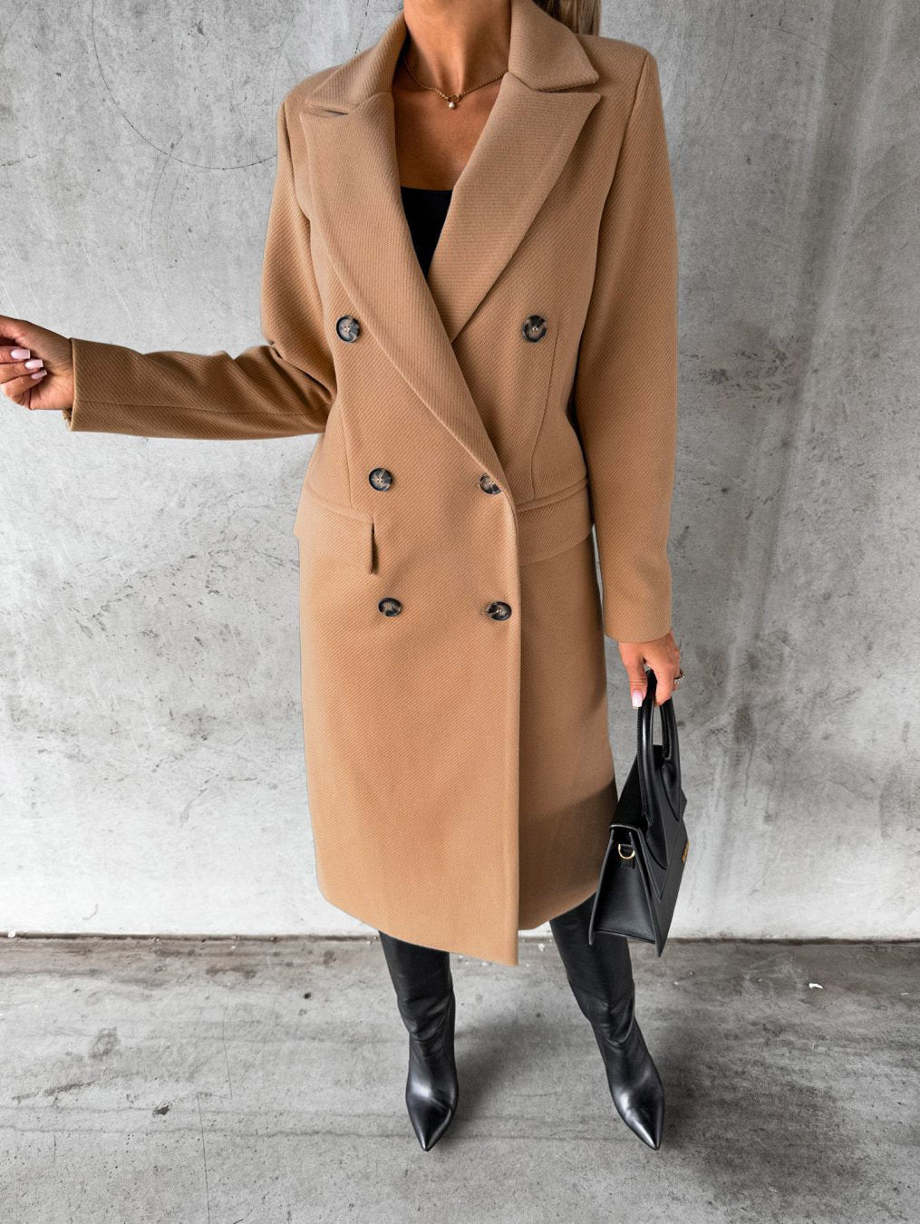 Stijlvolle Trenchcoat Jas | Lang