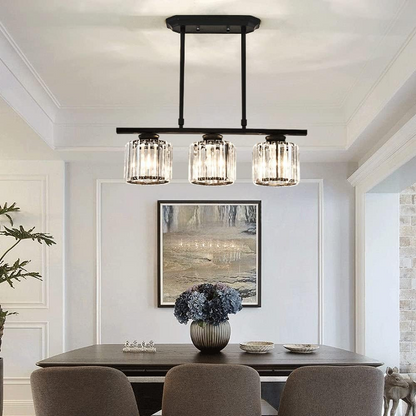 Moderne Art Deco Glazen Hanglampen | Stijlvolle Verlichting voor Keukeneiland of Eettafel – DecoGlow