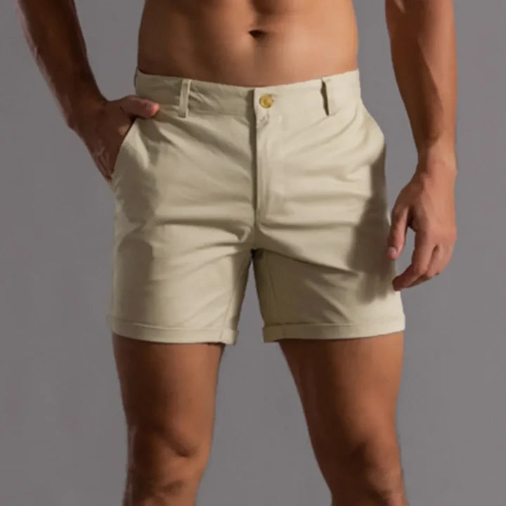 Heren Chino Korte Broek | Stijlvolle en Comfortabele Zomerbroek met Slim-Fit Pasvorm - George