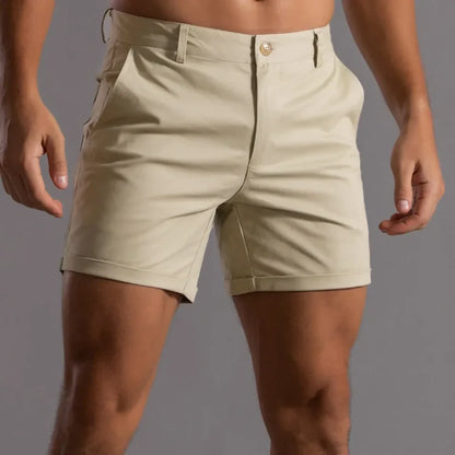 Heren Chino Korte Broek | Stijlvolle en Comfortabele Zomerbroek met Slim-Fit Pasvorm - George