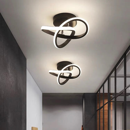 Moderne Witte Metalen LED Plafondlamp | Strak Design voor Woonkamer, Hal of Slaapkamer – WhiteBeam LED