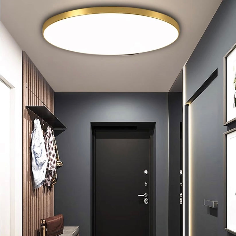Ronde LED Plafondlamp in Minimalistische Stijl | Strakke Designlamp voor Woonkamer of Hal – LumoCircle LED