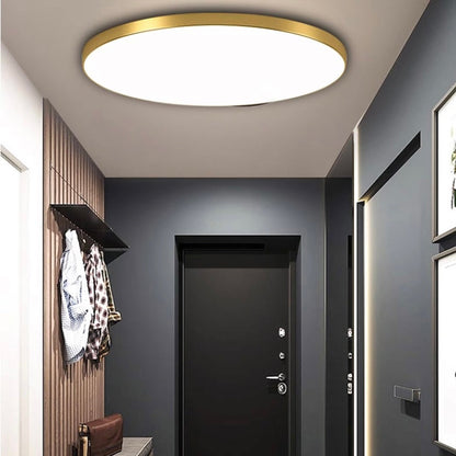 Ronde LED Plafondlamp in Minimalistische Stijl | Strakke Designlamp voor Woonkamer of Hal – LumoCircle LED