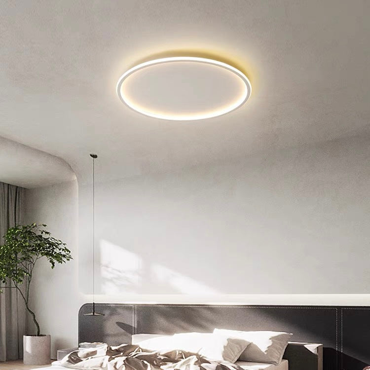 Scandinavische Schijfvormige LED Plafondlamp | Minimalistisch Design voor Woonkamer of Hal – NordDisc Light