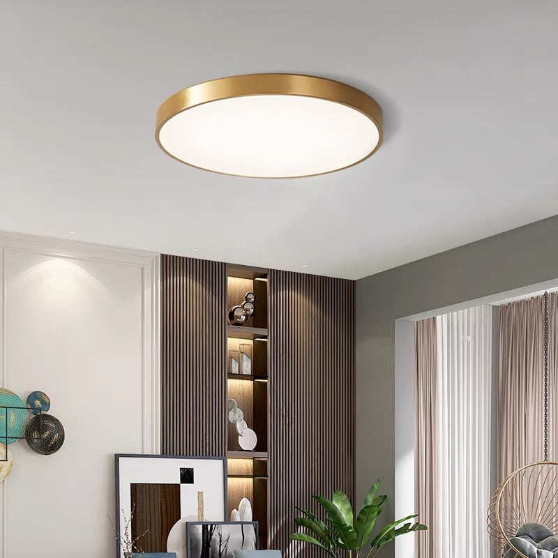 Ronde LED Plafondlamp | Strak Flush Mount Design voor Slaapkamer, Hal of Woonkamer – LumaRing LED