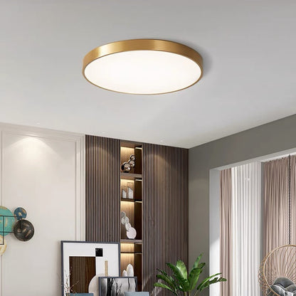 Ronde LED Plafondlamp | Strak Flush Mount Design voor Slaapkamer, Hal of Woonkamer – LumaRing LED