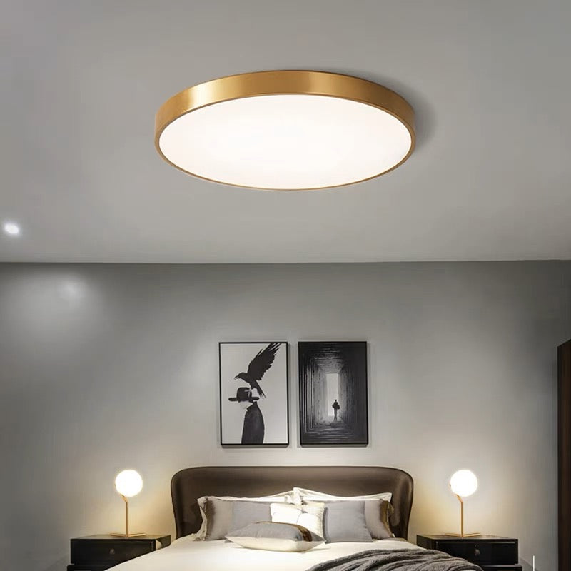 Ronde LED Plafondlamp | Strak Flush Mount Design voor Slaapkamer, Hal of Woonkamer – LumaRing LED