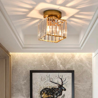 Moderne Plafondlamp met 1 Lichtpunt | Stijlvolle Ganglamp voor Hal of Overloop – SoloGlow