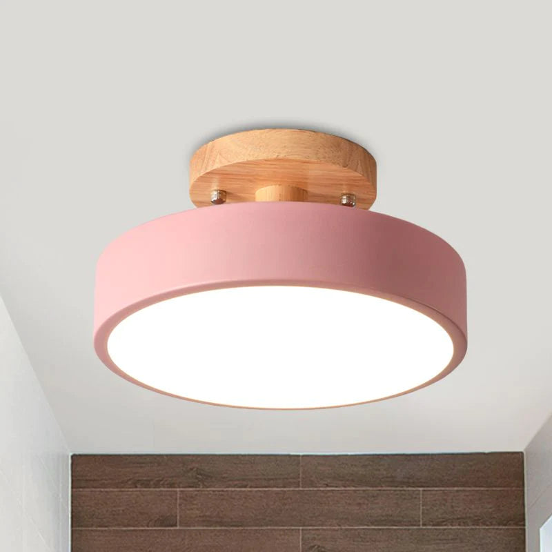 Kleurrijke LED Plafondlamp | Semi-Flush Design voor Kinderkamer of Speelse Interieurs – ColorBeam LED