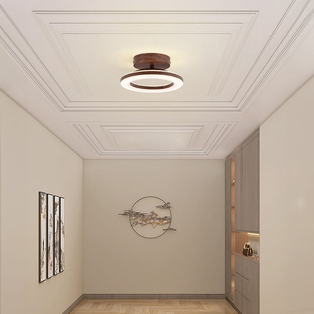 Ronde LED Plafondlamp van Acryl | Moderne Verlichting voor Hal of Entree – ClearGlow Hall Light