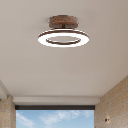 Ronde LED Plafondlamp van Acryl | Moderne Verlichting voor Hal of Entree – ClearGlow Hall Light