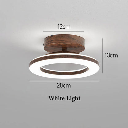 Ronde LED Plafondlamp van Acryl | Moderne Verlichting voor Hal of Entree – ClearGlow Hall Light